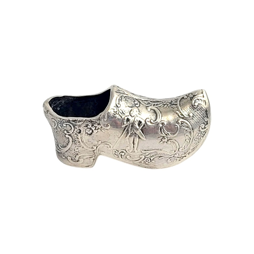 Dutch Import 835 Silver Clog #12254