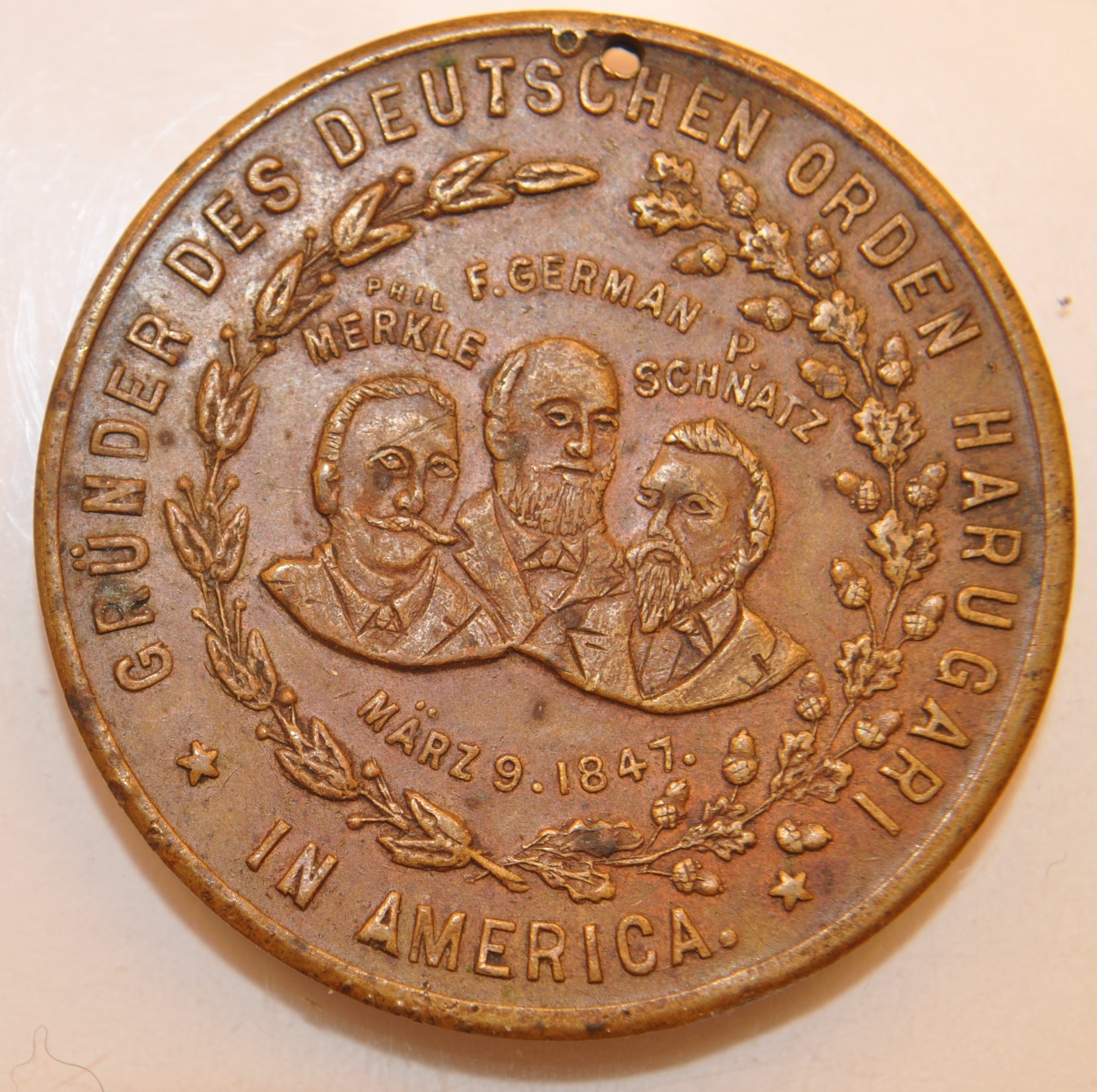 1897 So-Called-Dollar Jahrige Jubilaum/ 1847/ 1897/ Des Deutschen Orden Harugari