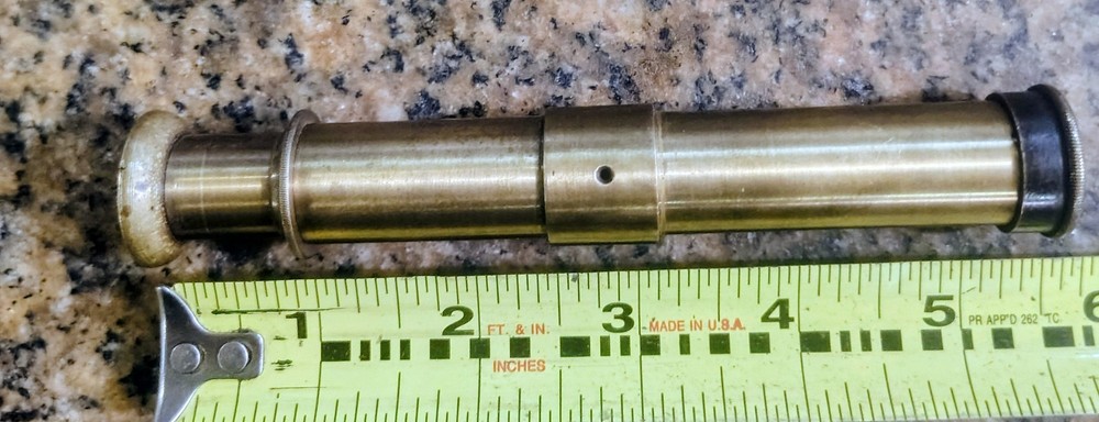 🗽VINTAGE FRENCH MICROSCOPE EYE PIECE