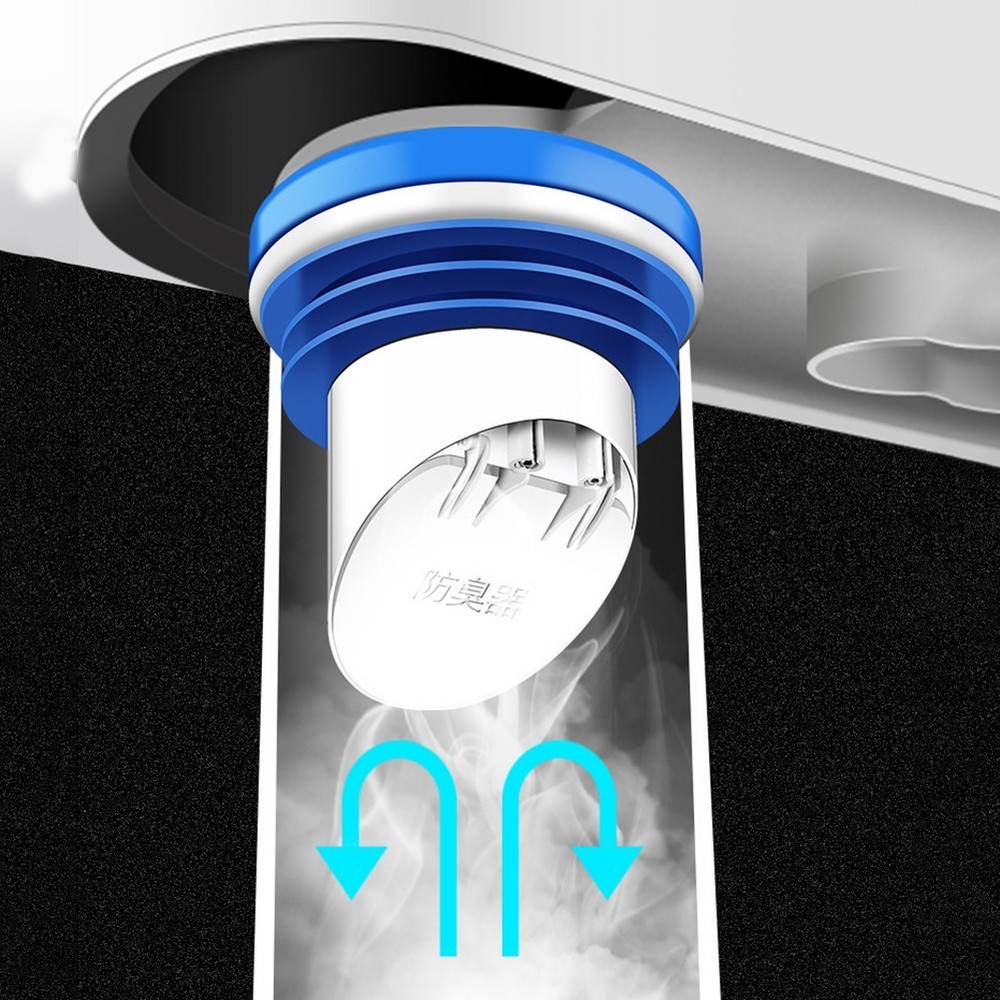 Optimal Functionality Anti Backflow Valve Integrated into the Toilet Seal Ring