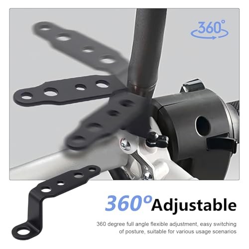 Motorcycle LED Light Mount Brackets, Multi-Hole Adjustable 2 PCS Multicolored