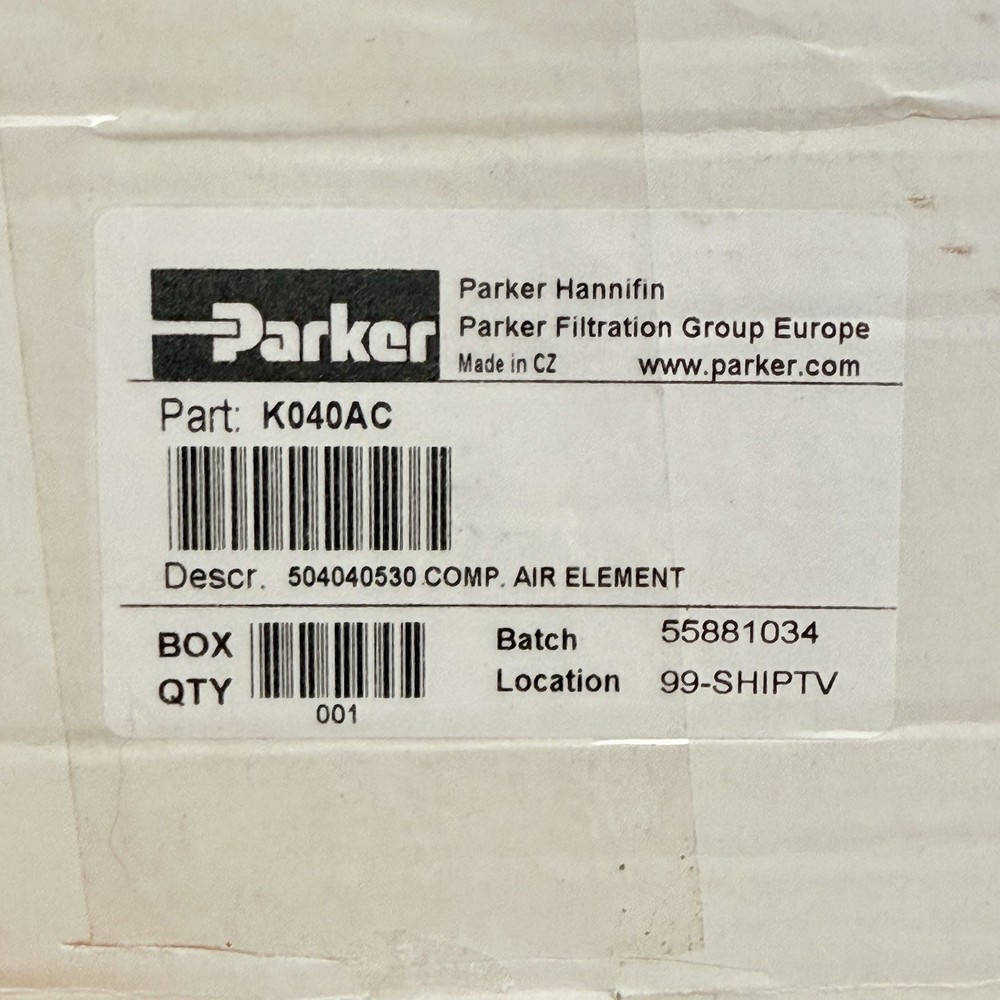 PARKER FILTER ELEMENT K040AC