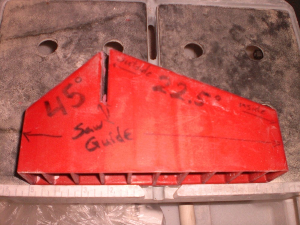 New "MITER MISER" Tile Saw Accessory for cutting Miters