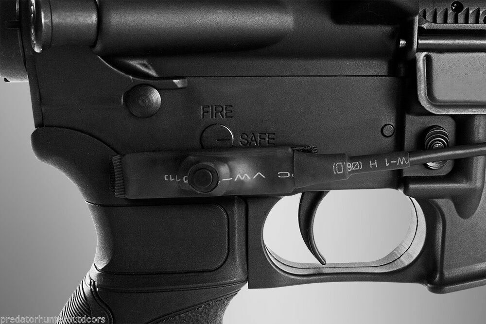 NightSnipe Fixed Beam Coiled "PRESSURE" or "CLICK" Tailcap Switch