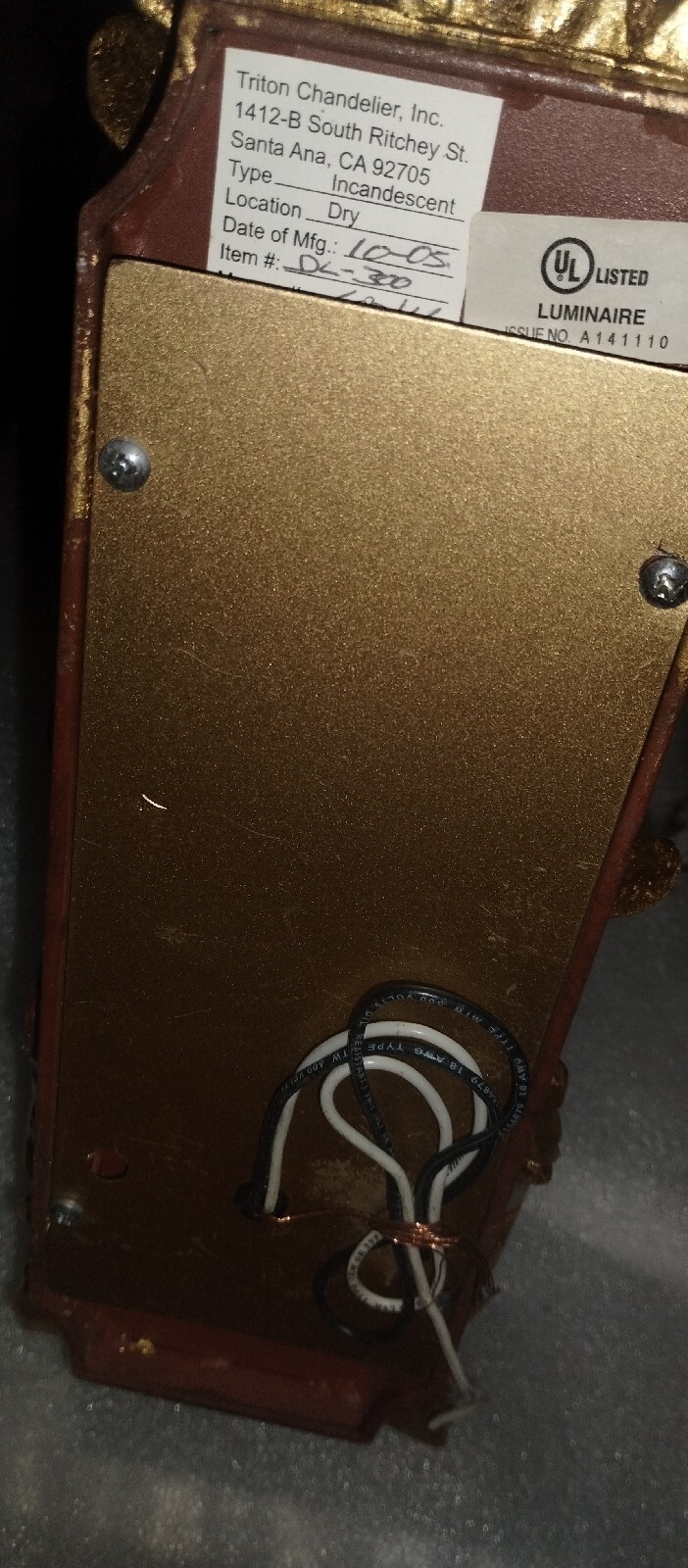 Hollywood Regency Gold Gilt Wall Sconces w/ Crystals – Ornate Electric Pair