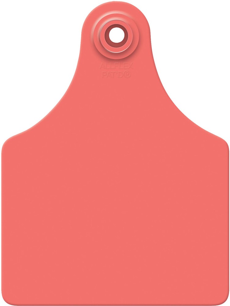 Allflex Global Large Blank Calf Ear Tags 25 Count RED