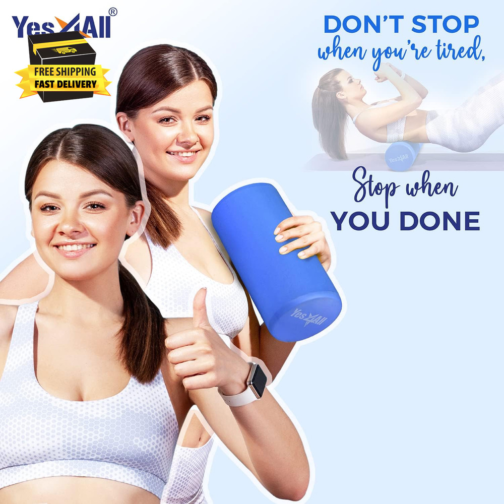 EVA Medium Density Foam Roller for Back - round Back Roller for Exercise, Yoga &