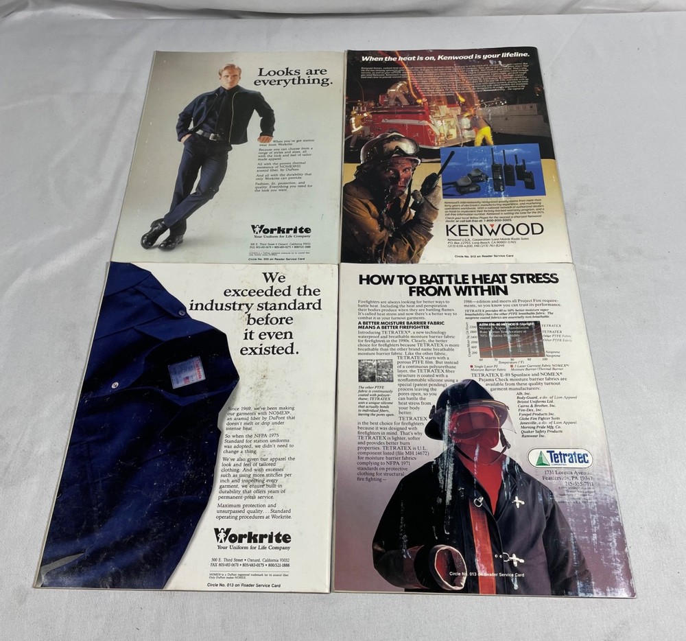 FIRE COMMAND magazine 10 issues from 1990