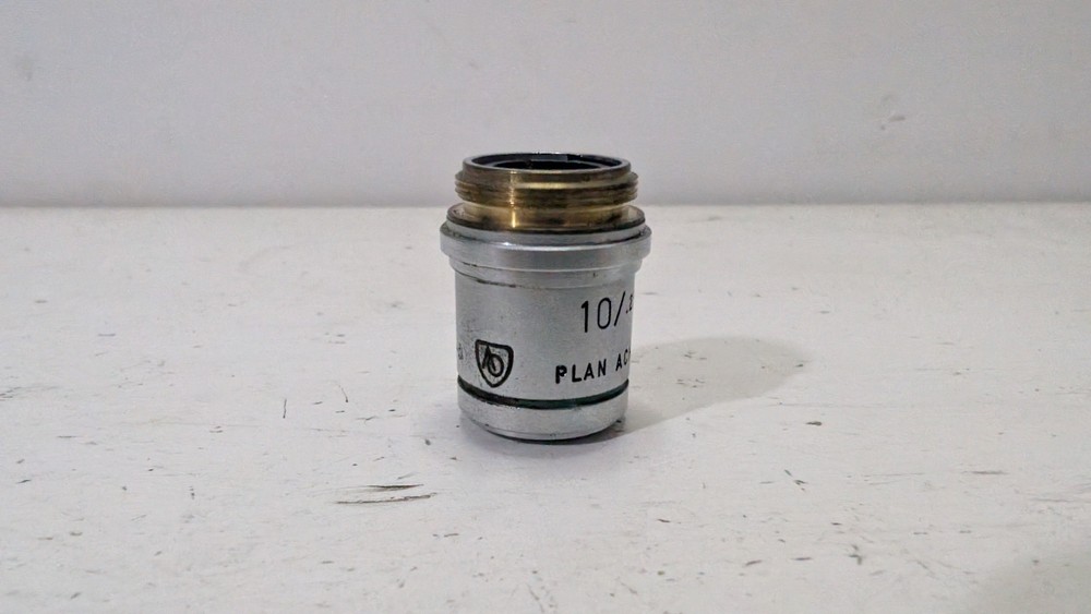 10X AO Plan Achro Objective CAT 1019 Microscope American Optical 10/.25