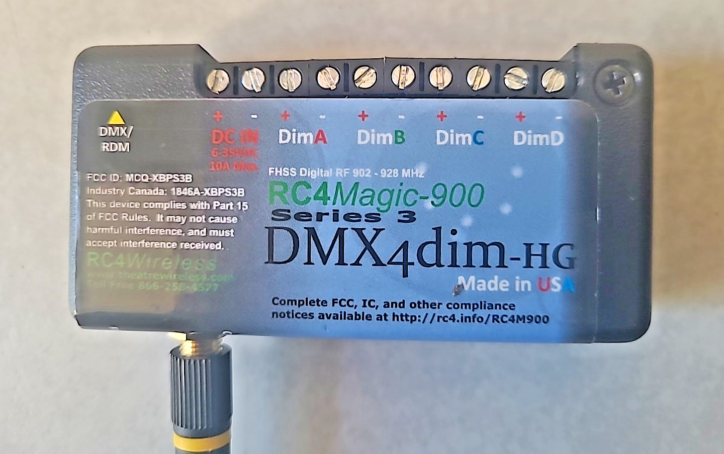 RC4 Magic-900 Series 3 DMX4dim-HG
