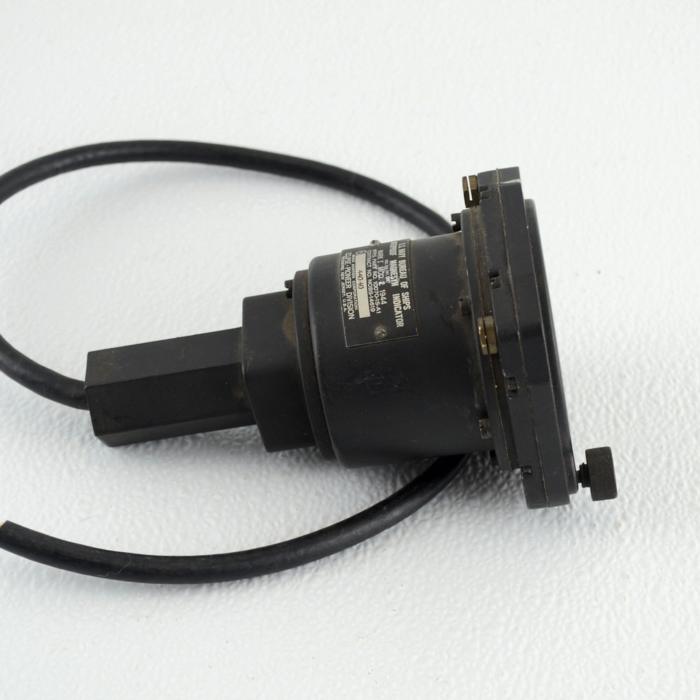 WWII US Navy Bendix Eclipse Magnesyn Indicator Mark I Mod E 1944