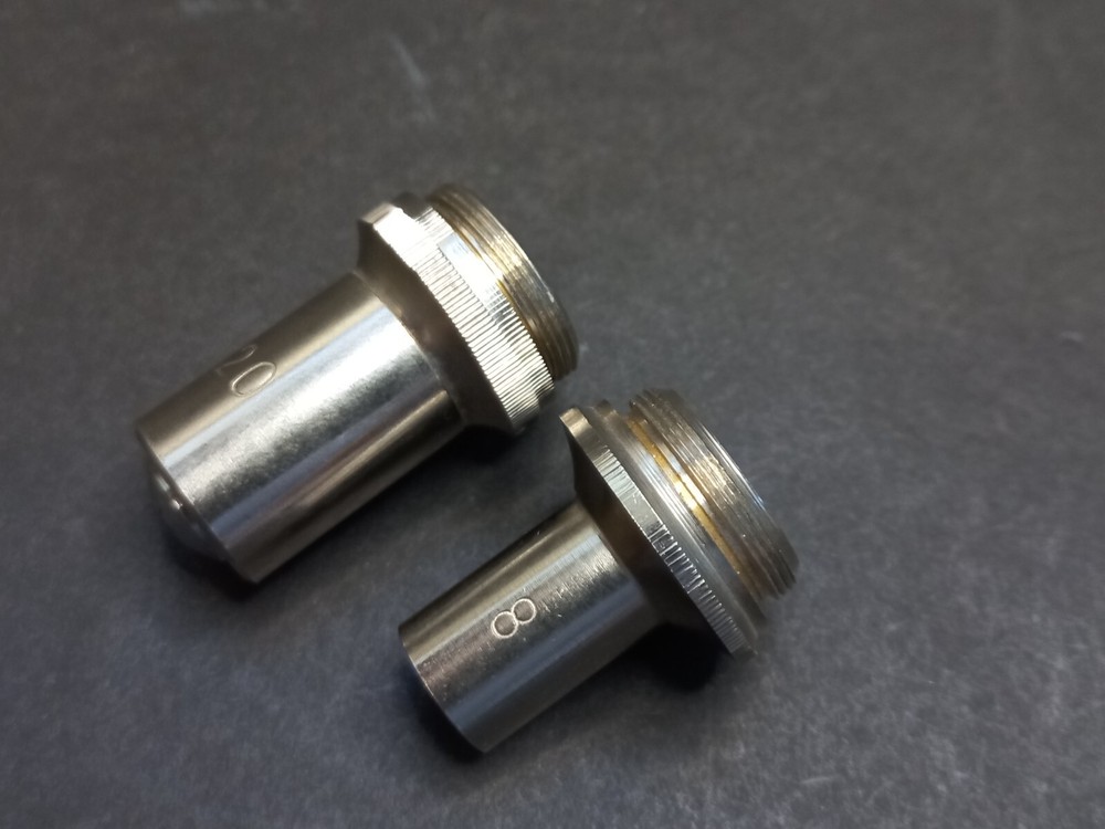 Soviet Vintage Microscope Lenses 2pcs, USSR Microscope Accessories
