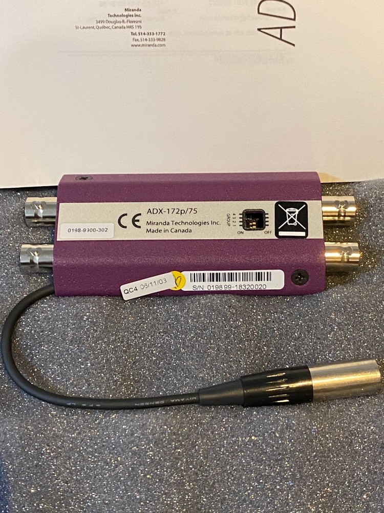 Miranda ADX-172p/75/110 Audio 4ch