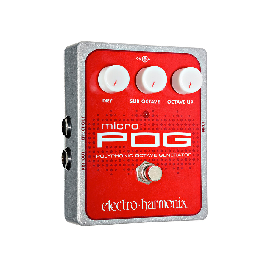 Electro Harmonix Micro POG Polyphonic Octave Generator Pedal, New!