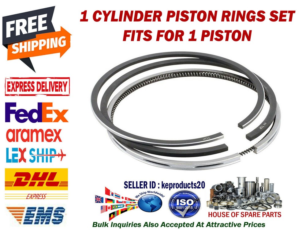 90mm STD Piston Rings Set  Fit for YANMAR BT22 BT33 22709002-00