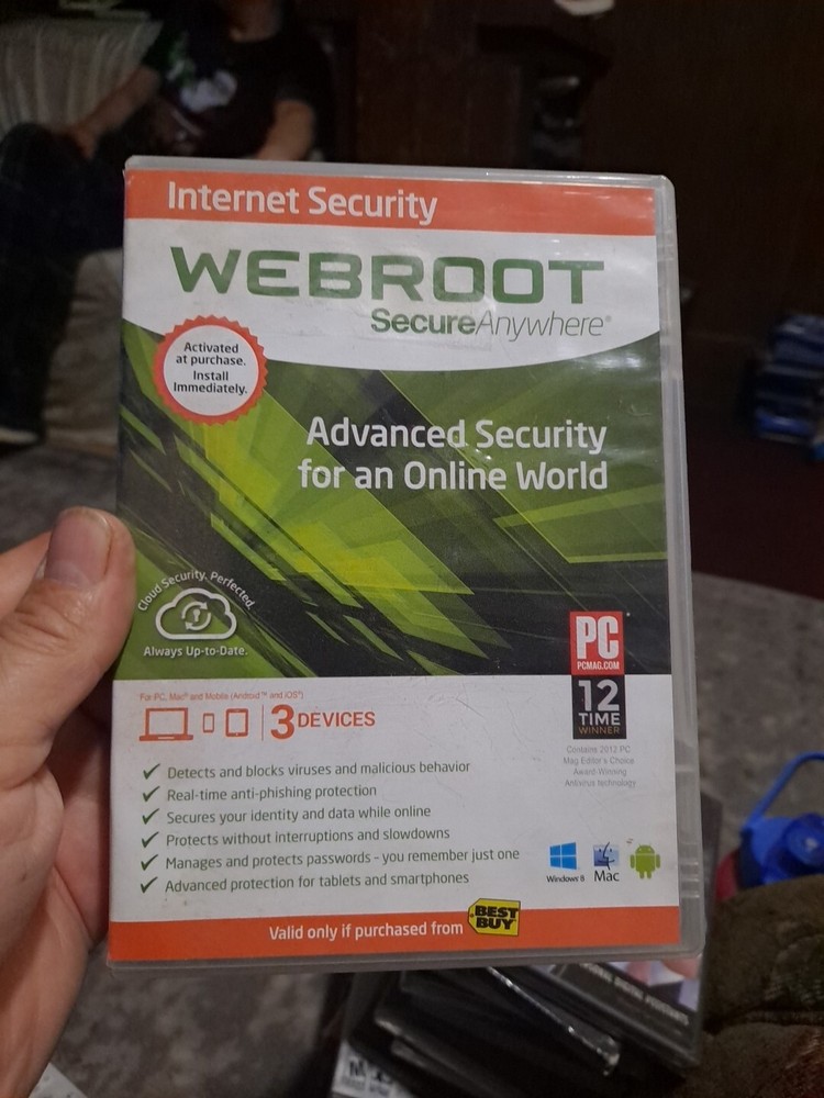 Webroot SecureAnywhere Internet Security - Full Version for Windows & Mac...