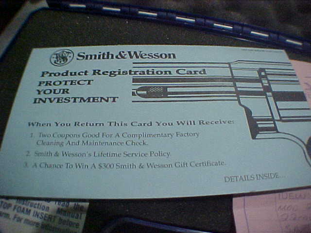 S&W 22a pistol box some paper work
