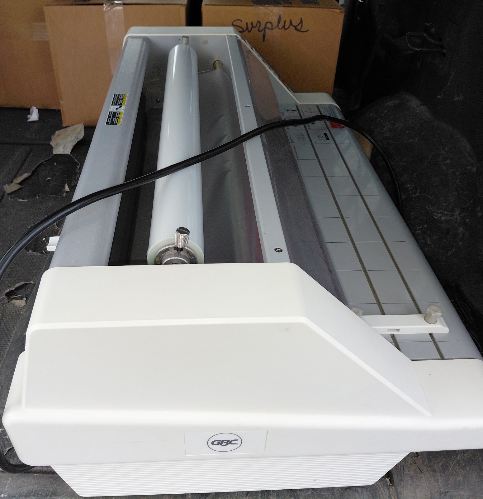 GBC 1710740 Heatseal Ultima 65 Thermal 27 Inch Max Width Roll Laminator