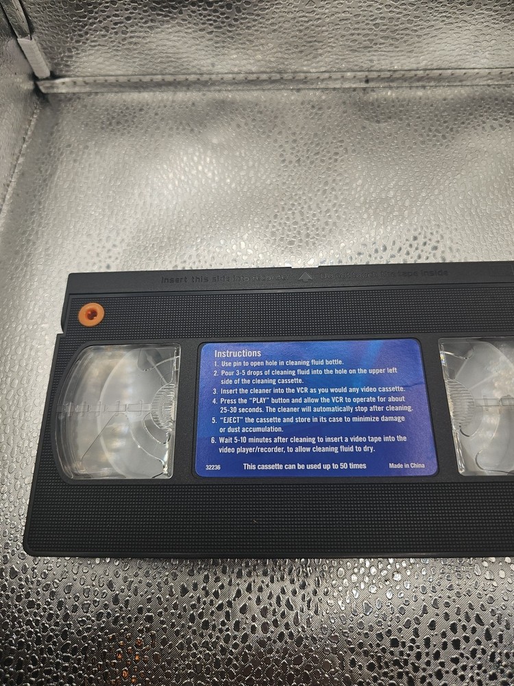 vhs head cleaner Tape Only