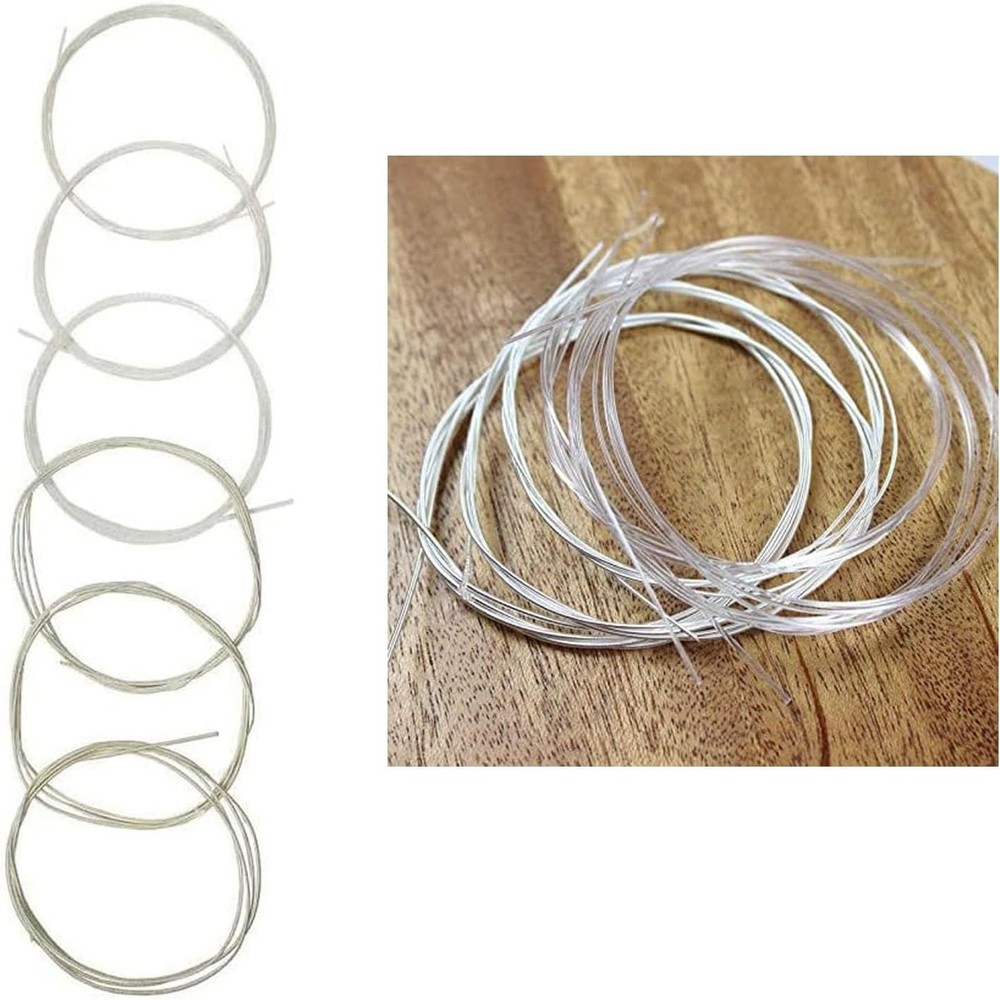 2 Sets of 6 String Guitar Strings Replacement Parts, Nylon String for Classical