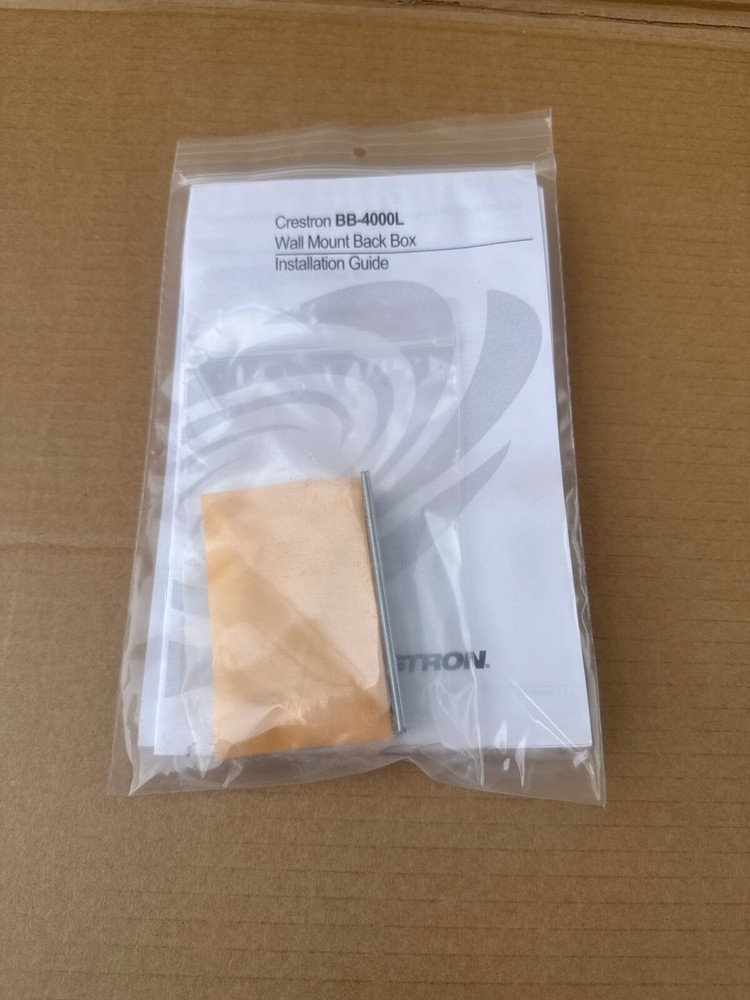 CRESTRON BB-4000L 6500428 WALL MOUNT BACK BOX