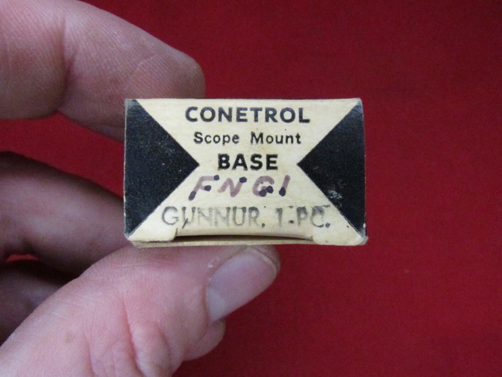 Vintage Conetrol Scope Base - Mauser Large Ring - 1 Piece