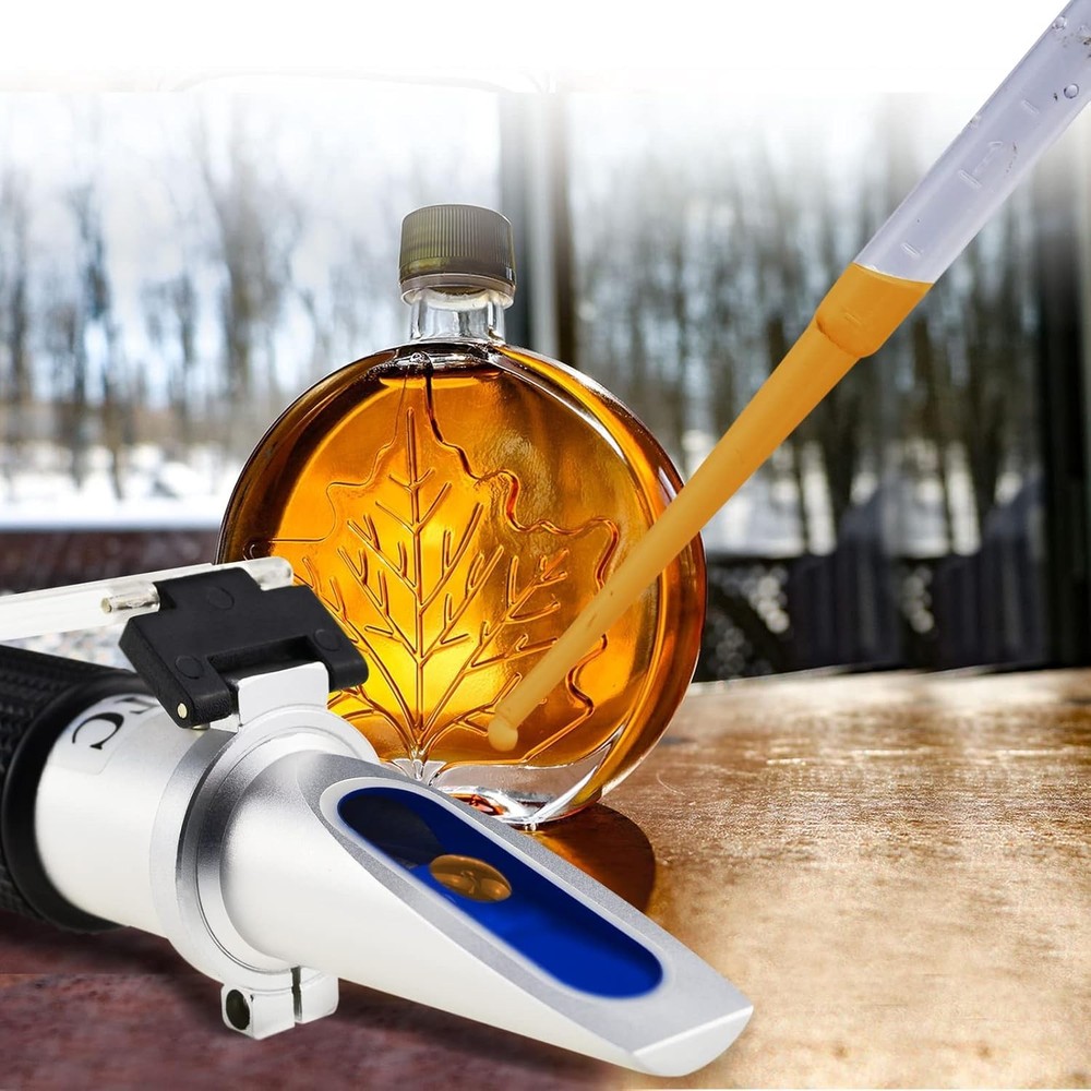 0-10 Brix Refractometer for Testing Sugar Content Maple sap Syrup, Low-Concen...