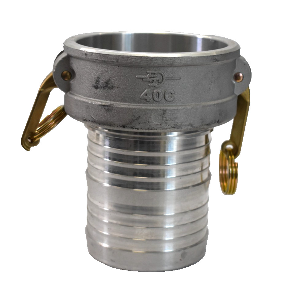 PT Coupler 40C Part C Adapter 4" Aluminum Coupler Coupling Brass Cam Arms