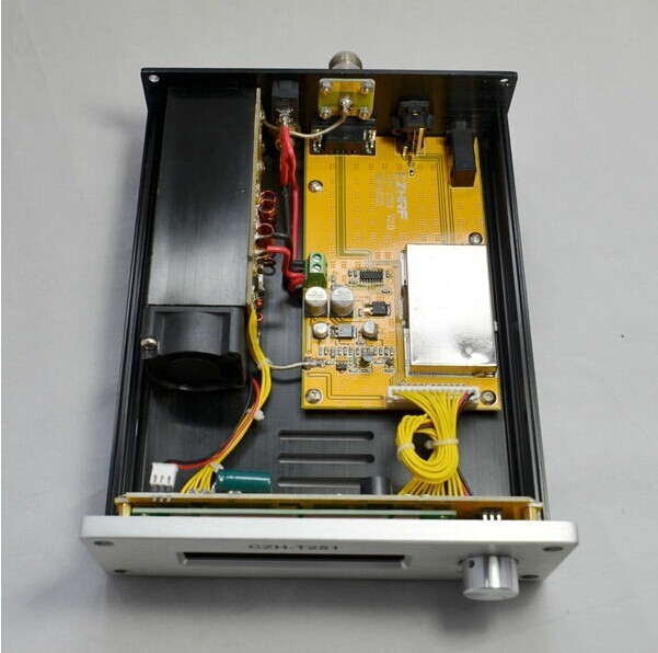 Professional CZE-T251 25W FM transmitter stereo broadcast adjustable +GP Antenna