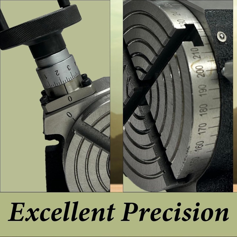 Milling Indexing 4"/ 100 Rotary Table Precision Horizontal Vertical