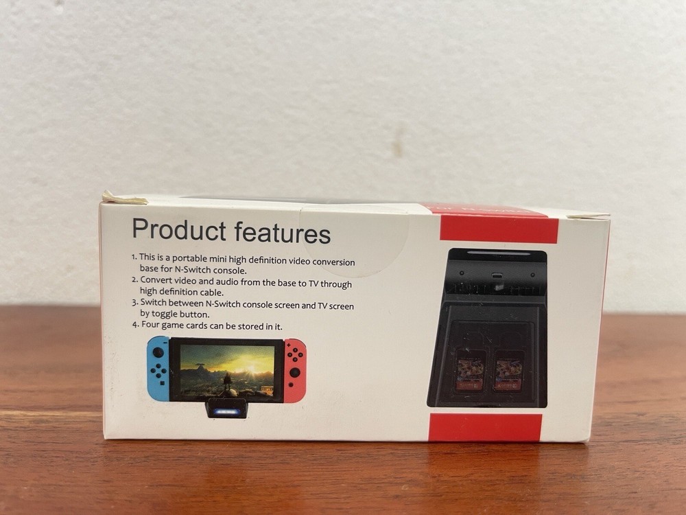 Conversion Base/Dock For Nintendo Switch Brand New Charge&Play At The Same Time