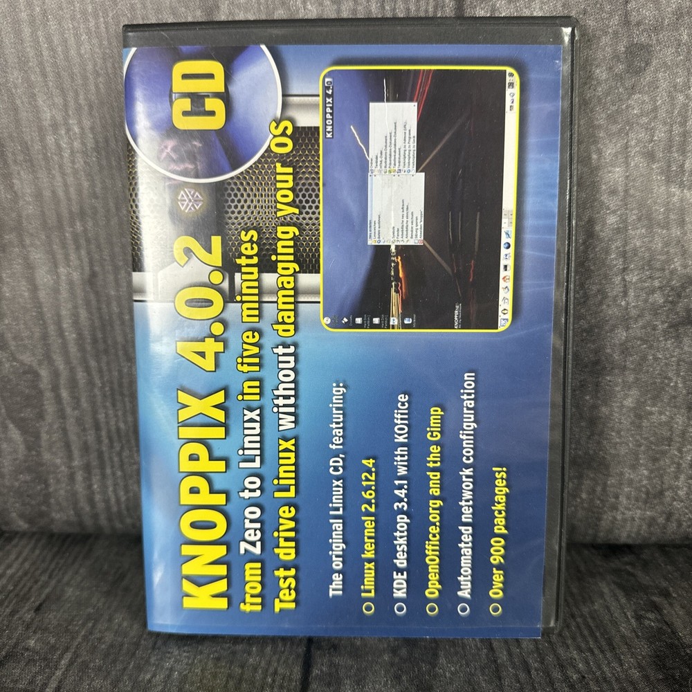 Linux Knoppix 4.0.2 Installation Disc