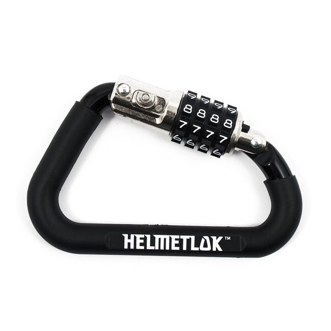 Helmet Lock with T Bar, Cable & Combination Lock for Motorcycle Security