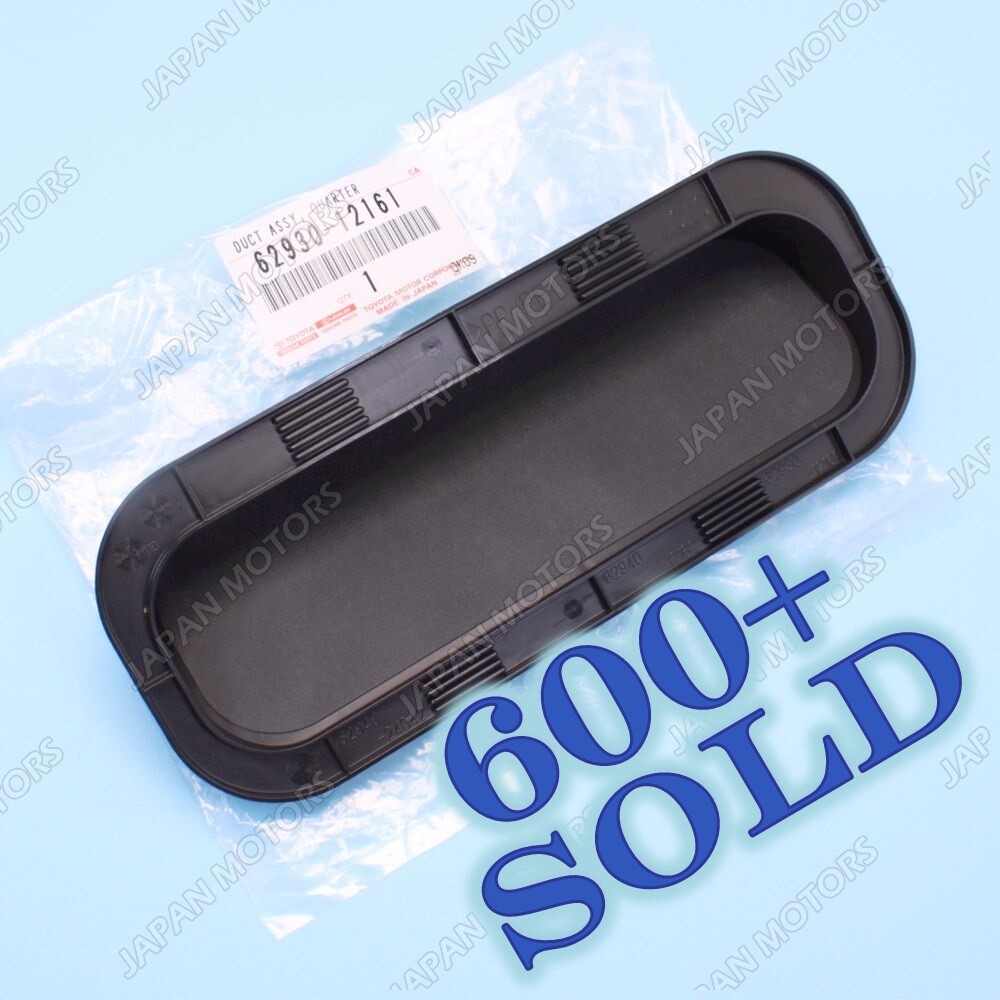 GENUINE TOYOTA LEXUS DUCT ASSY QUARTER VENT RIGHT / LEFT SIDE 62930-12161 - 1 PC