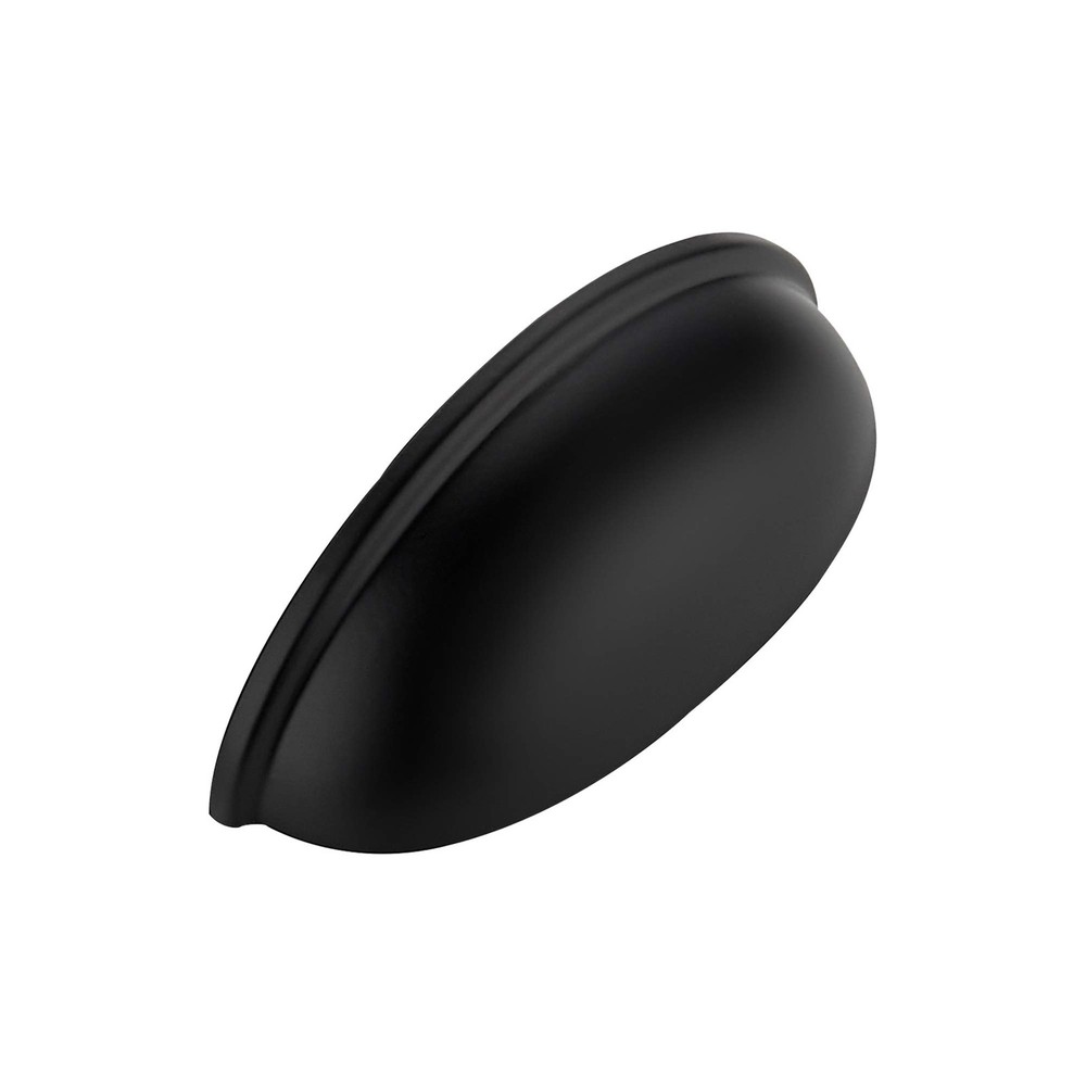 15 Pack 3" Drawer Pulls Flat Black Cabinet Cup Pulls Kitchen Hardware Cabinet...