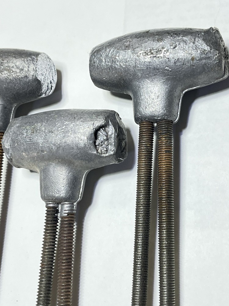 3 Shop Made Lead Hammers Rough