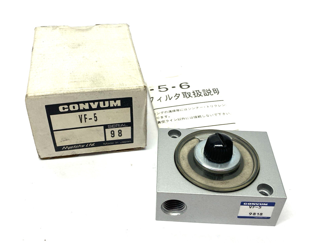 Myotoku Convum VF-5 Vacuum Filter