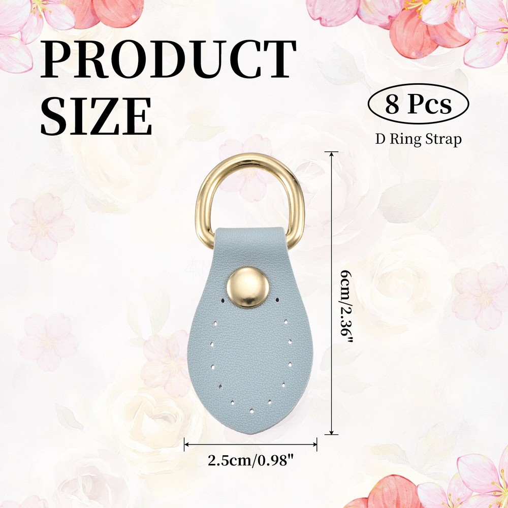 8 Hooks for Strap Bag Materials Bag, Shoulder Strap, Blue