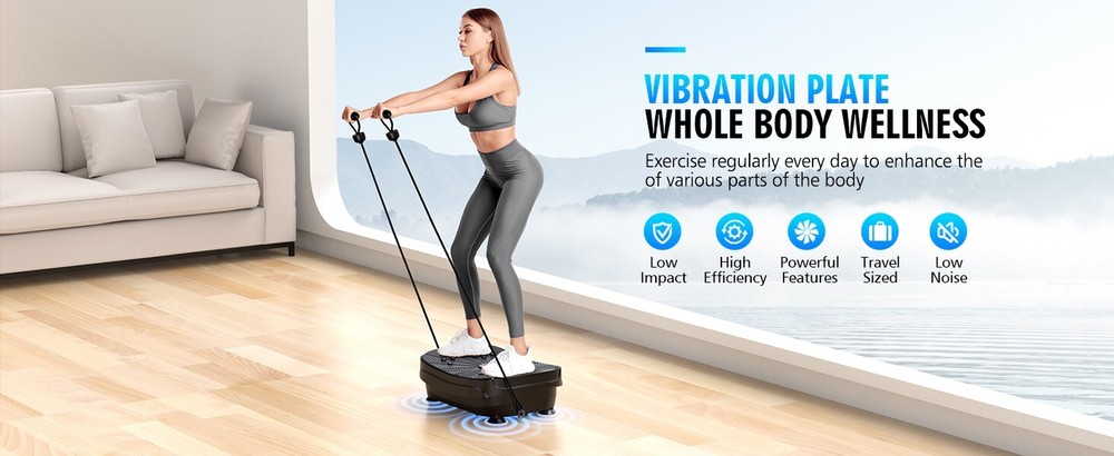Vibration Plate Exercise Machine, PBYRD Lymphatic Drainage Machine for Weight...