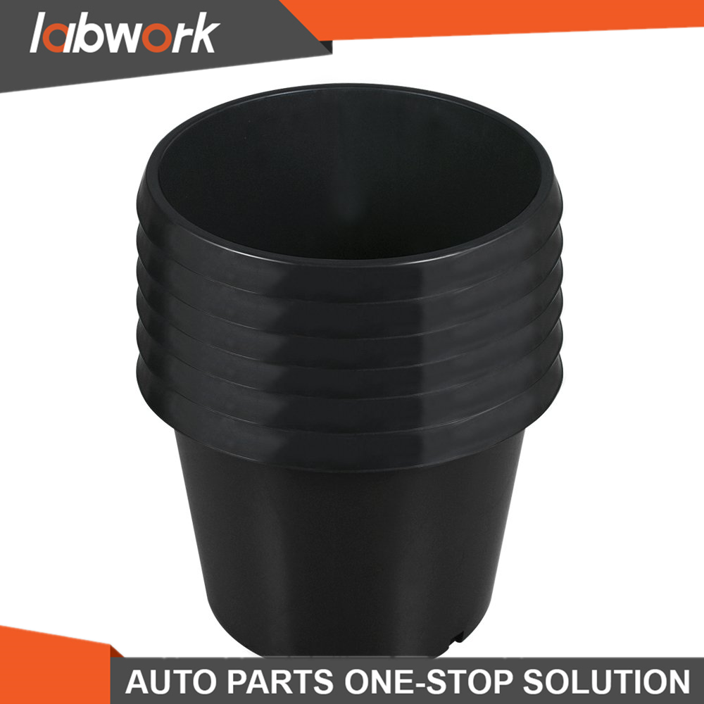 1/2/3/5/7/10/20/25 Gallon Black Plastic Plant Flower Pot Nursery Containers