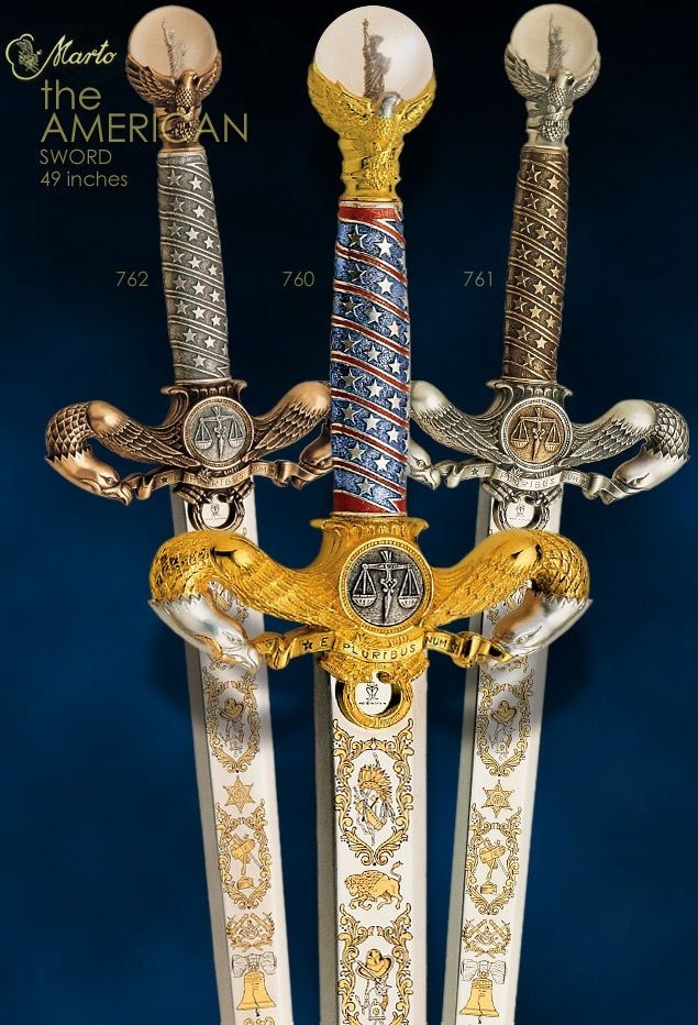 Collectable 9/11 American Liberty Swords by Marto of Toledo Spain - New in Box