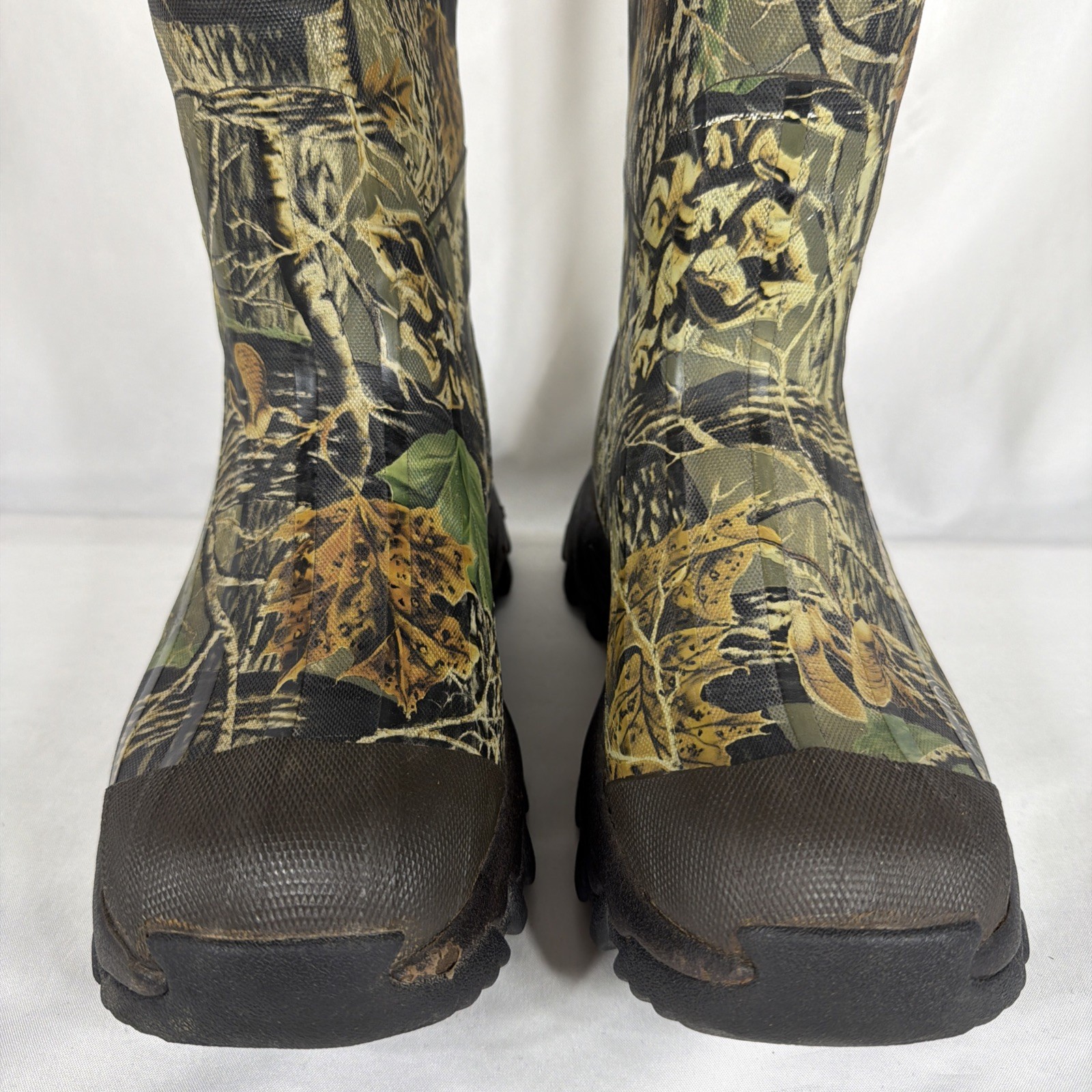 Cabela's Rubber Hunting Snake Proof Muck Boots Camo Mens 7 M Waterproof 83-0774