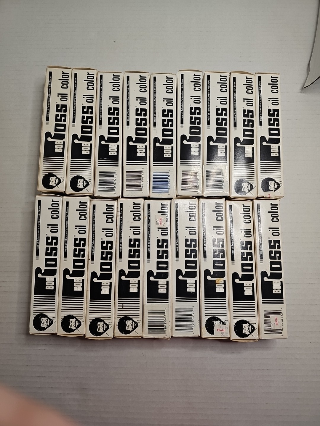 Lot Of 20 Bob Ross Oil Paint 5oz, 2 1.25oz, 2 Oil Paint 7/14oz, & More (NOS)