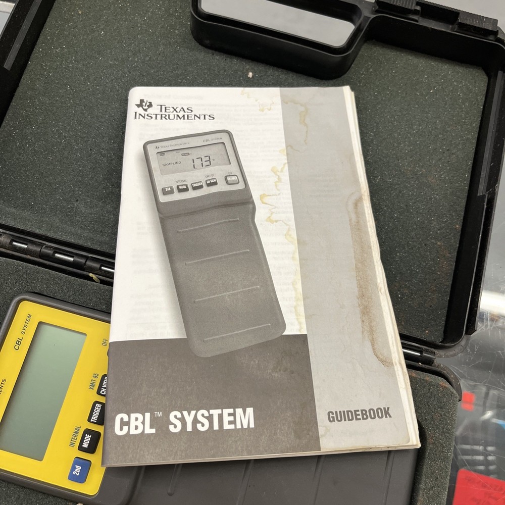 1 Unit- Texas Instruments CBL System Calculator Based Laboratory + Case