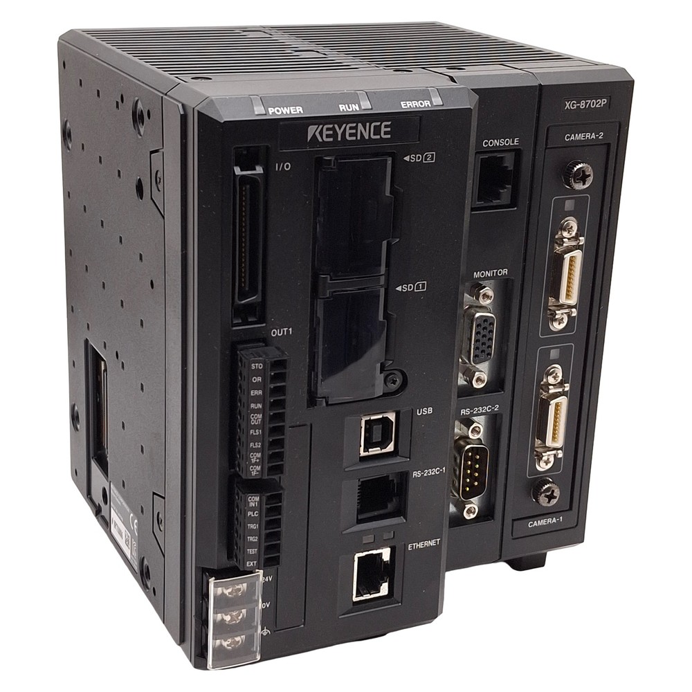 Keyence XG-8702P Multi-Camera Imaging System/Controller, 24VDC *No SD Card*