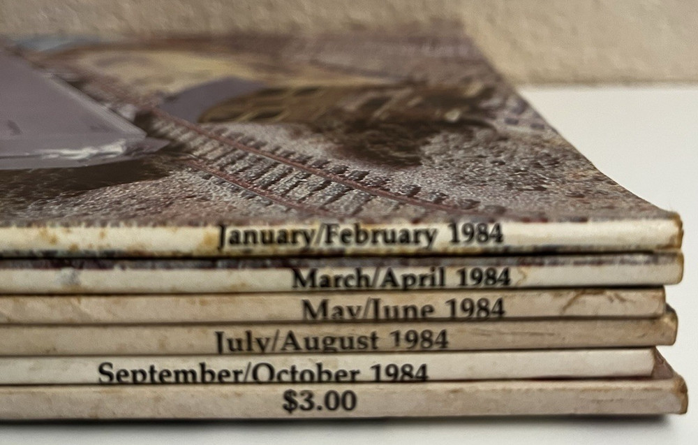 Model Railroading Magazine 1984 Complete 6 Issues Design, Landscape, Instruction