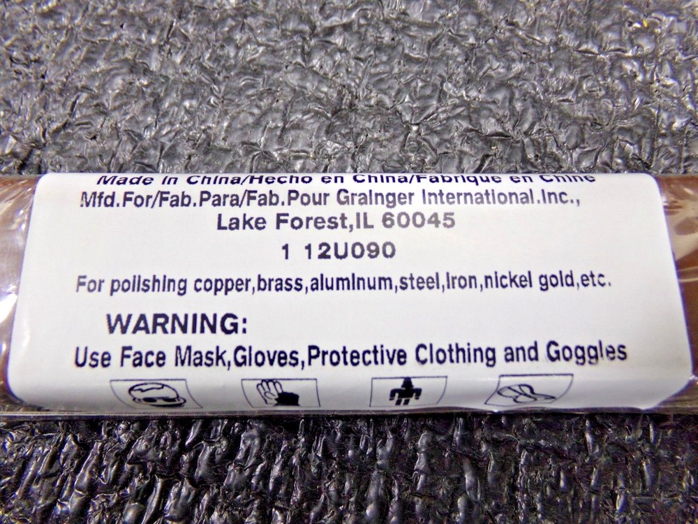 1 lb. Buffing Compound, Brown, 12U090 (TJ)