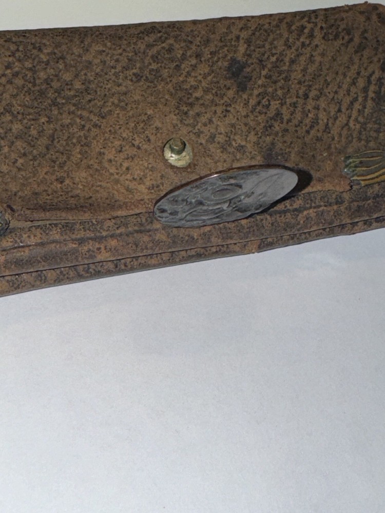 Antique Leather Fly & Leader Wallet