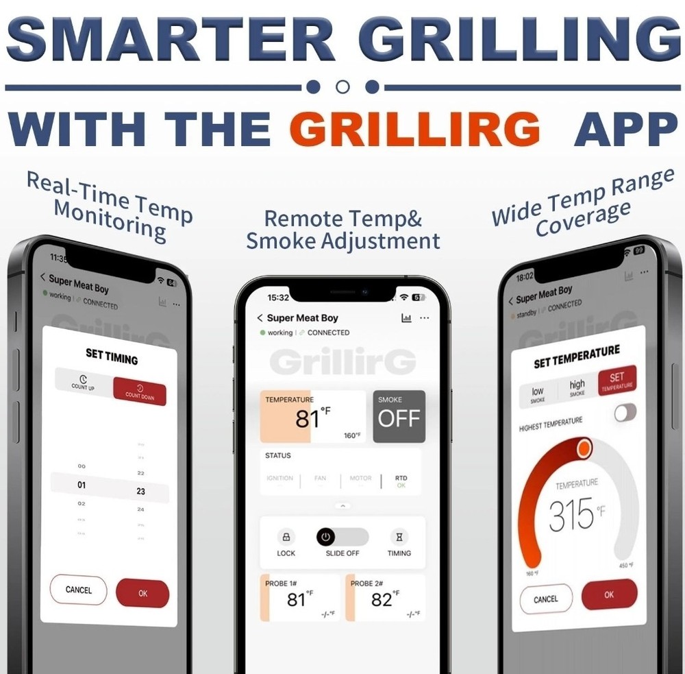 WiFi PID Pellet Grill Controller Replacement Board for Camp Chef Gen 2...