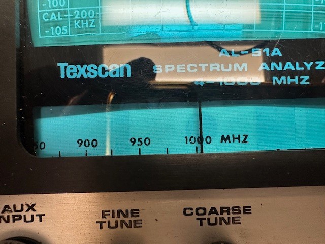 Texscan AL-51A spectrum analyzer